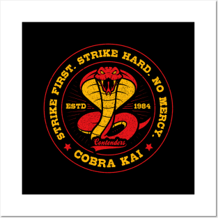 Cobra Kai No Mercy Logo Posters and Art